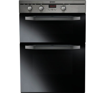 Indesit DIMDN13IXS Electric Double Oven - Stainless Steel